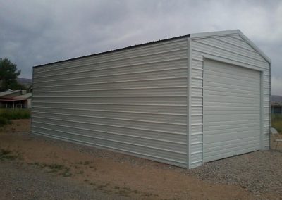 Enclosed Metal Building